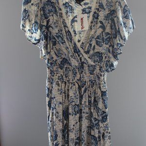 Cute Short Floral Short Sleeve Dress